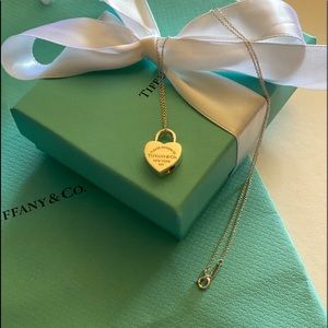 Tiffany & Co. Tag Heart Padlock Charm